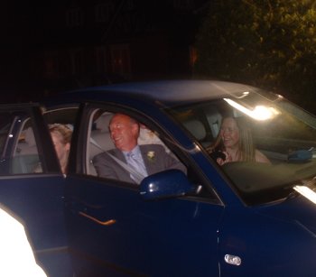 And they finally escape, to the secret destination of the French Horn in Sonning, Berks.